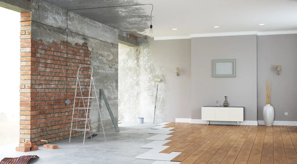 remodeling and renovating a room
